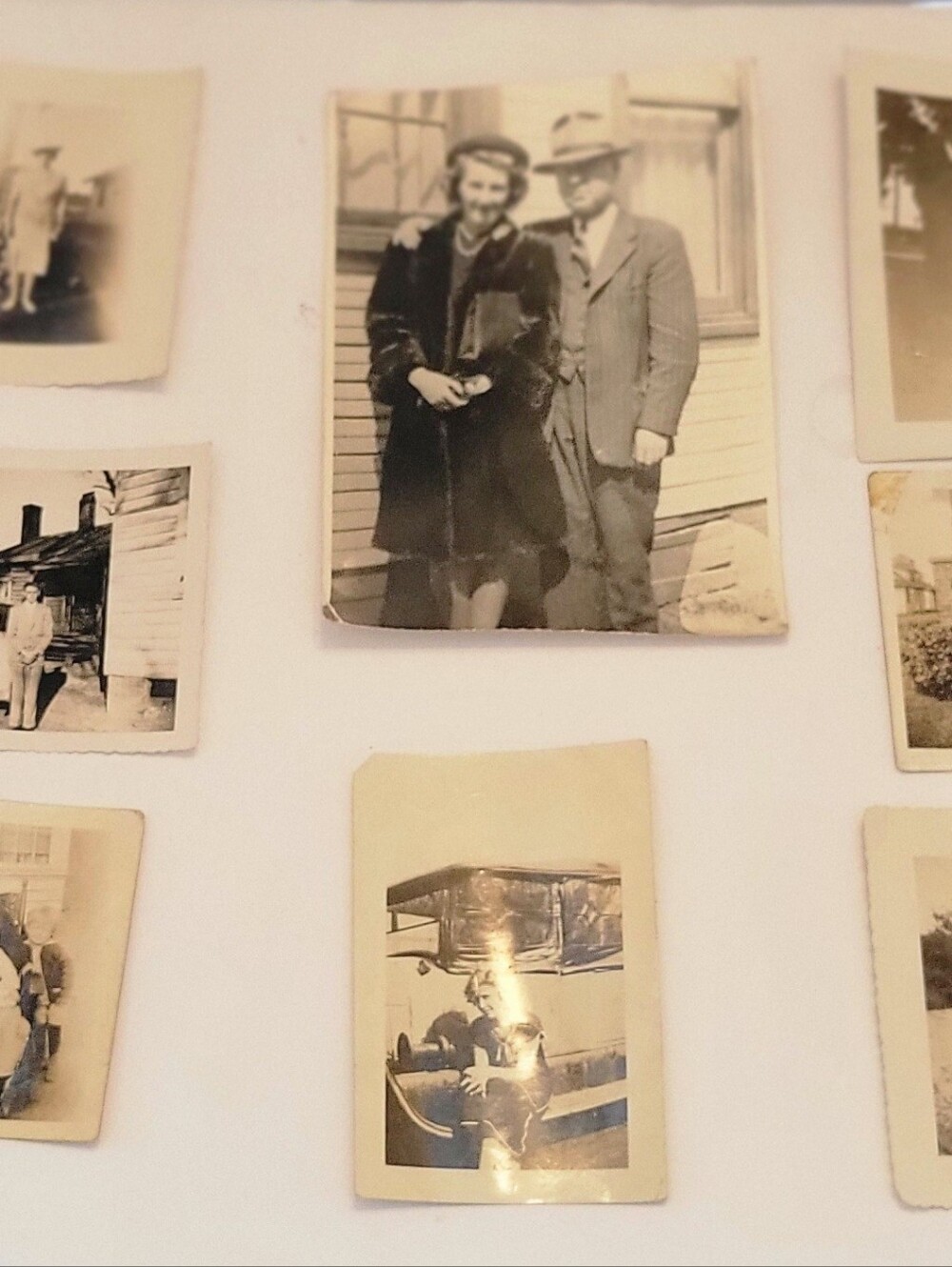 Source Unknown Black and White Vintage Photo Collage Wall Art